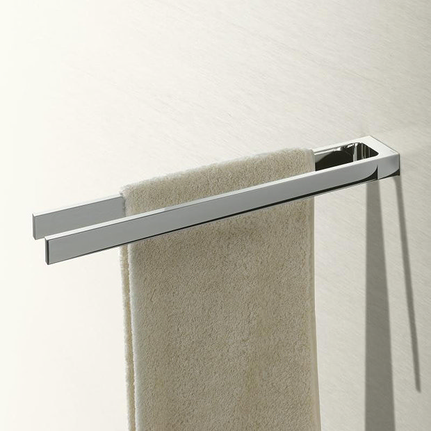 Keuco Edition 11 Fixed Double Towel Rail Chrome