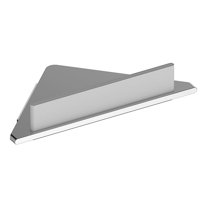 Keuco Edition 400 Corner Shower Shelf with Integrated Squeegee - Chrome  Feature Large Image