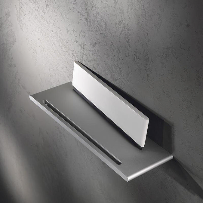 Keuco Edition 400 Shower Shelf with Integrated Squeegee - Chrome  Feature Large Image