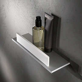 Keuco Edition 400 Shower Shelf with Integrated Squeegee - Chrome Medium Image
