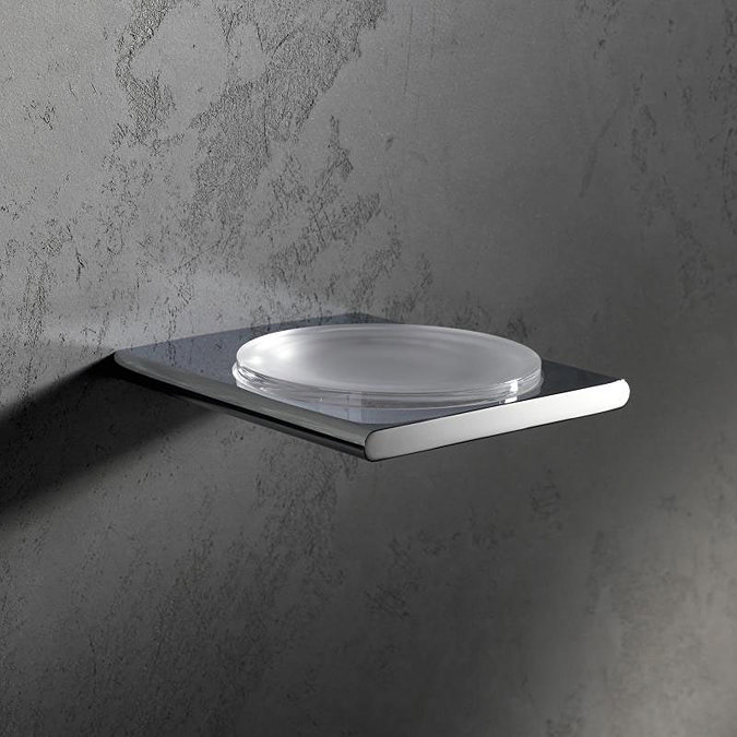 Keuco Edition 400 Soap Dish & Holder - Chrome Profile Large Image