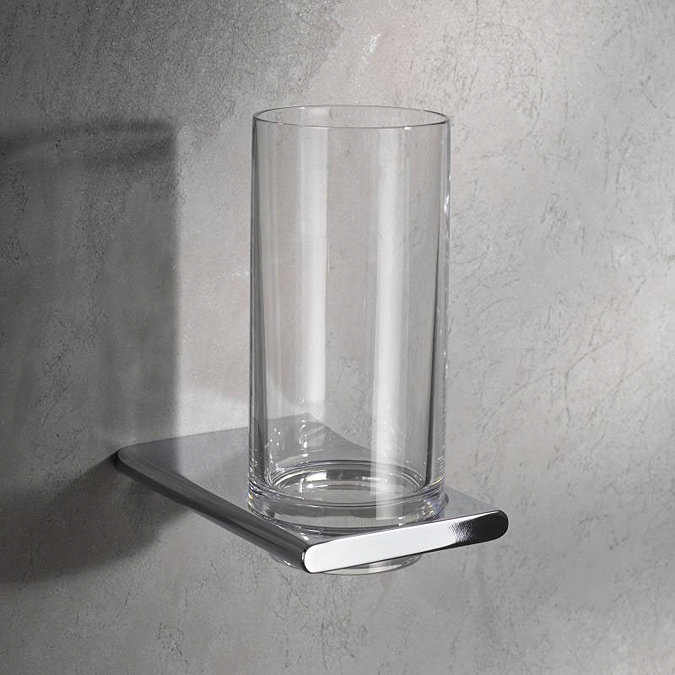 Keuco Edition 400 Tumbler & Holder - Chrome Profile Large Image