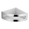 Keuco Elegance Corner Shower Basket - Chrome/White  Profile Large Image
