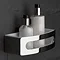 Keuco Elegance Shower Basket - Chrome/White Profile Large Image