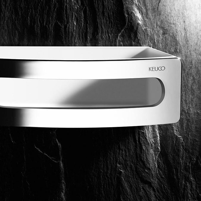Keuco Elegance Shower Basket - Chrome/White Feature Large Image