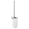 Keuco Elegance Wall Mounted Toilet Brush & Holder - Chrome/White  Profile Large Image