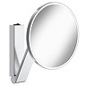 Keuco iLook Move Round Illuminated Cosmetic Mirror - Chrome  Profile Large Image