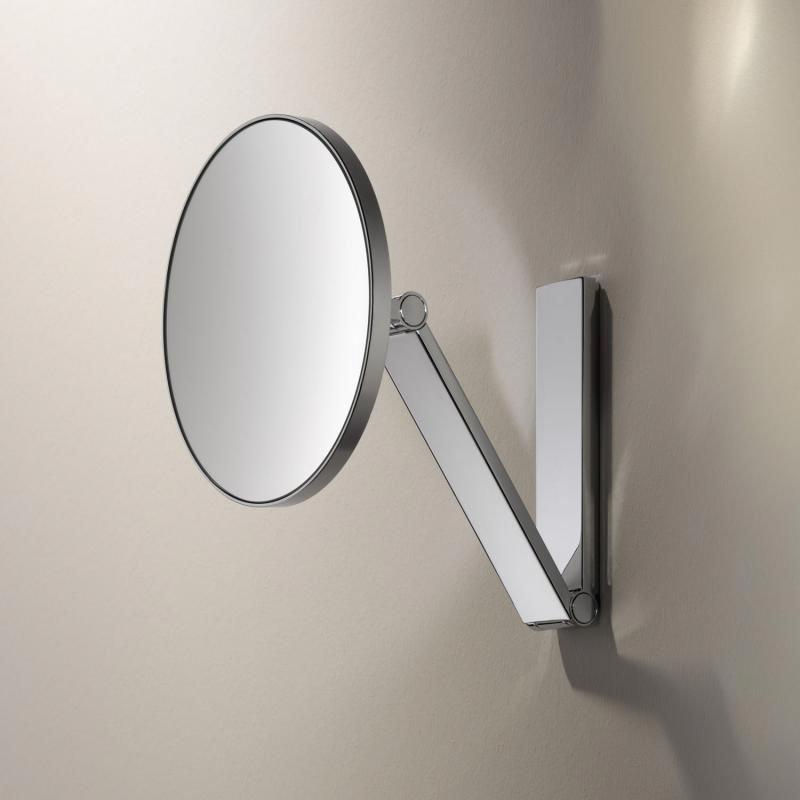 Keuco iLook Move Round Non-Illuminated Cosmetic Mirror - Chrome  Profile Large Image