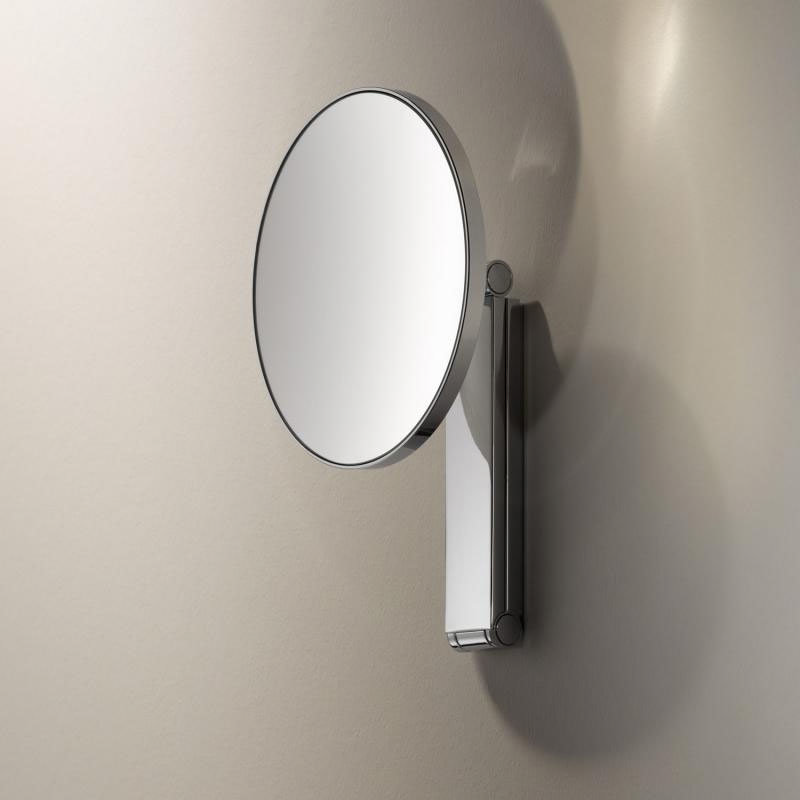 Keuco iLook Move Round Non-Illuminated Cosmetic Mirror - Chrome  Feature Large Image