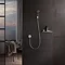 Keuco Ixmo Solo Round Thermostatic Shower Mixer Valve - Chrome  Standard Large Image