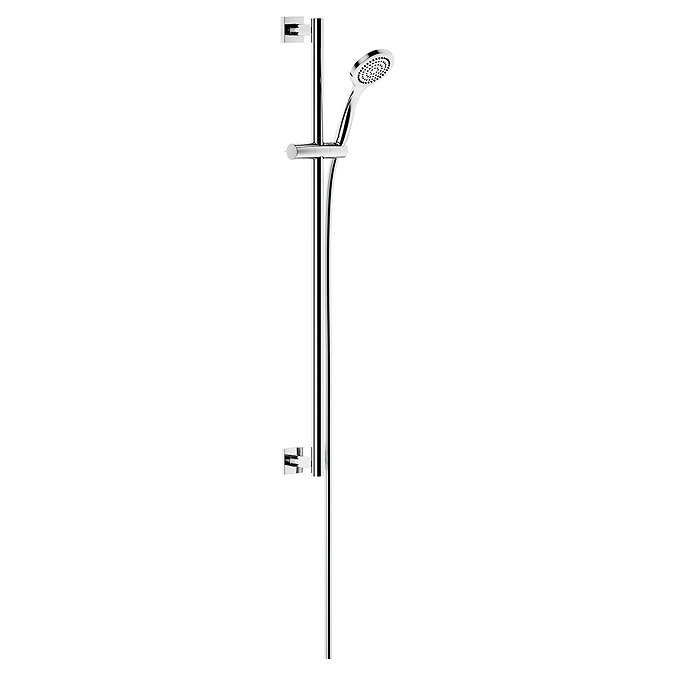 Keuco Ixmo Solo Square Shower Slider Rail Kit - Chrome Large Image