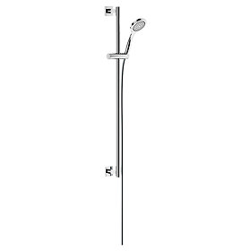 Keuco Ixmo Solo Square Shower Slider Rail Kit - Chrome Large Image