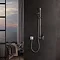 Keuco Ixmo Solo Square Thermostatic Shower Mixer Valve - Chrome  Standard Large Image