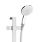 Keuco Ixmo Square Thermostatic Shower System with Head + Slide Rail Kit - Chrome  Feature Large Imag