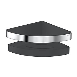 Keuco Moll Corner Shower Basket - Chrome/Anthracite Large Image