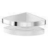 Keuco Moll Corner Shower Basket - Chrome/White  Profile Large Image