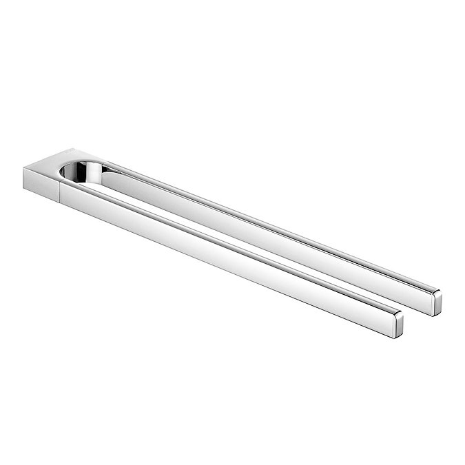 Keuco Moll Fixed Double Towel Rail - Chrome  Profile Large Image