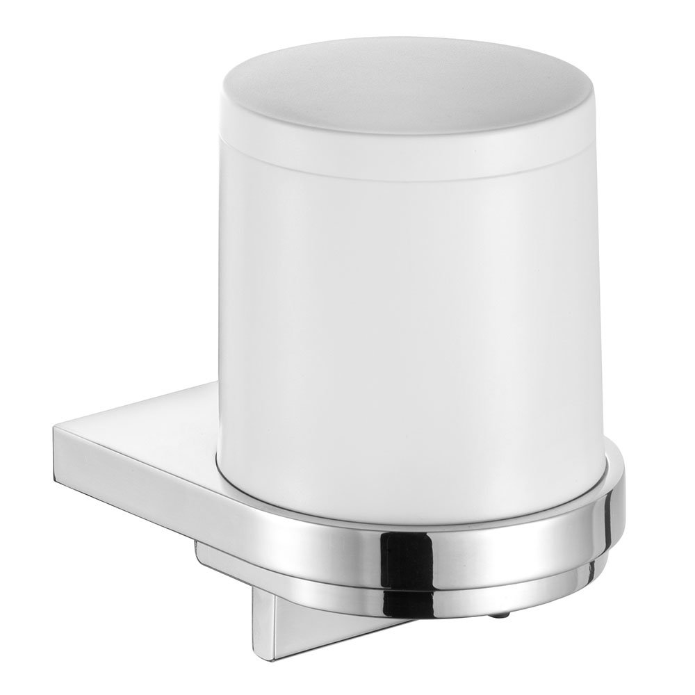 Keuco Moll Soap Dispenser - Chrome/White Profile Large Image