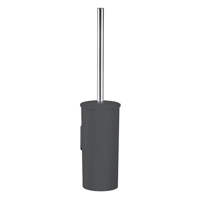 Keuco Moll Wall Mounted Toilet Brush & Holder - Anthracite Large Image