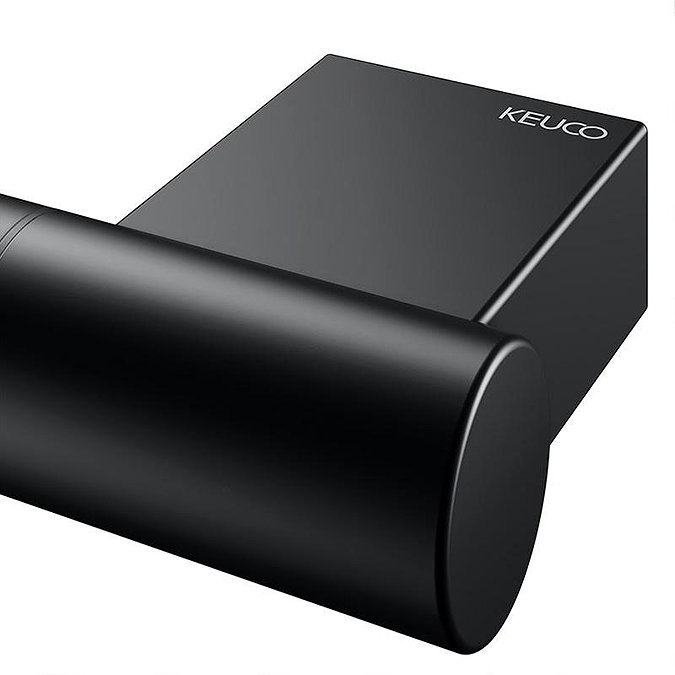 Keuco Plan 300mm Grab Rail - Black Standard Large Image