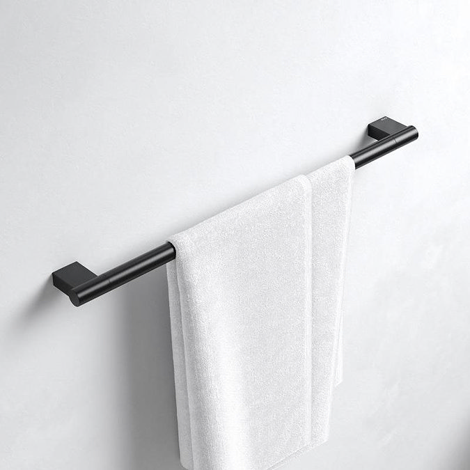 Keuco Plan 600mm Towel Rail - Black Large Image