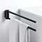 Keuco Plan Double Swivel Towel Rail - Black Large Image