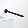Keuco Plan Fixed Single Towel Rail - Black  Profile Large Image