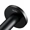 Keuco Plan Fixed Single Towel Rail - Black In Bathroom Large Image