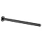 Keuco Plan Fixed Single Towel Rail - Black additional Large Image