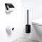 Keuco Plan Spare Toilet Roll Holder - Black  Profile Large Image