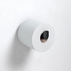 Keuco Plan Spare Toilet Roll Holder - Black Large Image