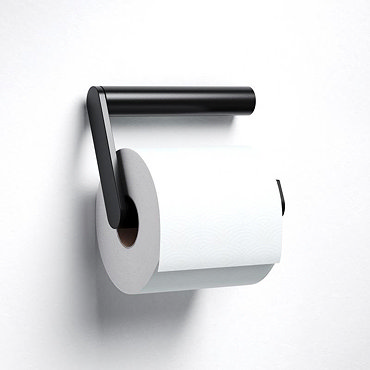 Keuco Plan Toilet Roll Holder - Black  Profile Large Image