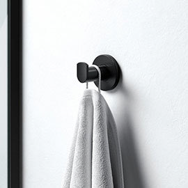Keuco Plan Towel Hook - Black Medium Image