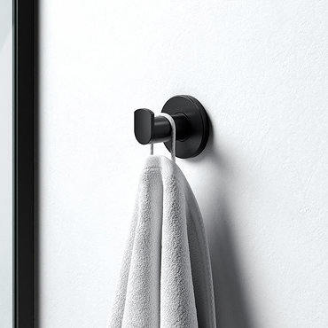 Keuco Plan Towel Hook - Black  Profile Large Image