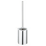 Keuco Plan Wall Mounted Toilet Brush & Holder - Chrome/White  Profile Large Image