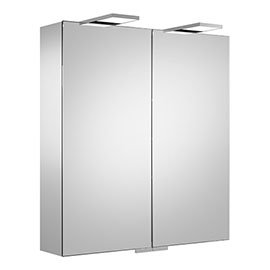 Keuco Royal 15 650mm 2-Door LED Mirror Cabinet Medium Image