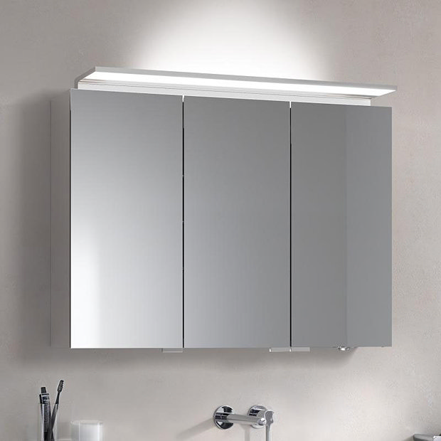 Keuco Royal L1 1200mm 3-Door LED Mirror Cabinet  In Bathroom Large Image