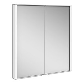 Keuco Royal Match 650mm Semi-Recessed LED Illuminated Mirror Cabinet Large Image