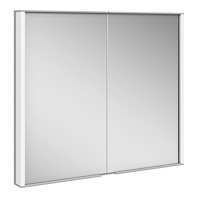 Keuco Royal Match 800mm Semi-Recessed LED Illuminated Mirror Cabinet  Newest Large Image