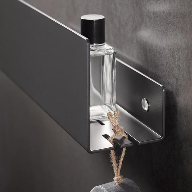 Keuco Shower Shelf - Black  Standard Large Image