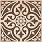 Kingsbridge Brown Patterned Floor Tiles - 331 x 331mm  Profile Large Image