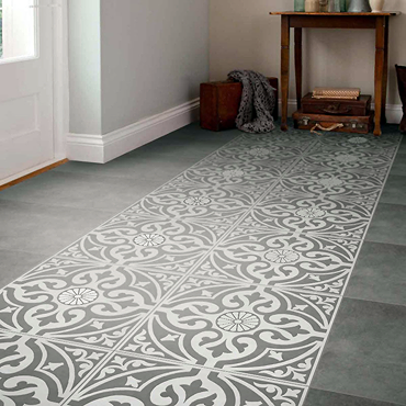 Kingsbridge Grey Patterned Wall and Floor Tiles - 330 x 330mm  Profile Large Image