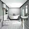 Kingsbridge Silver Patterned Wall and Floor Tiles - 330 x 330mm