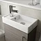 Kington W400 x D222mm Driftwood Compact Wall Hung Basin Unit Profile Large Image