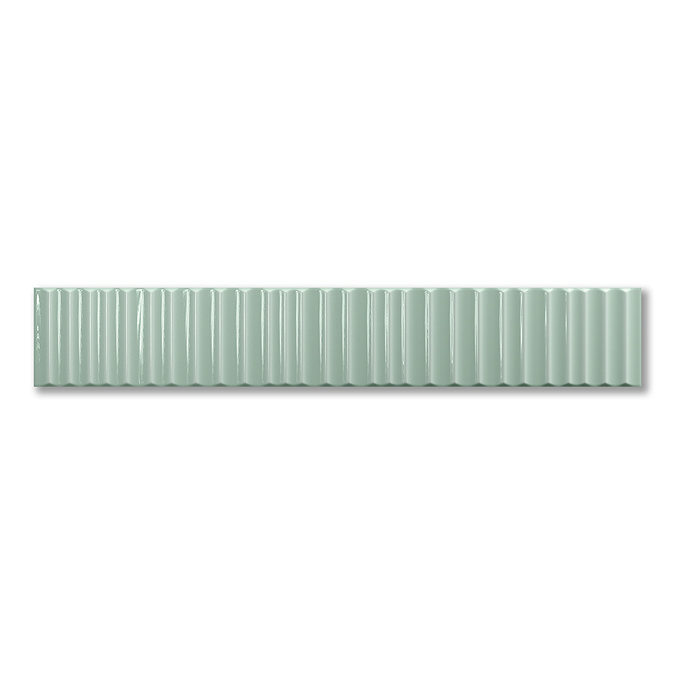 Kita Gloss Green Fluted Wall Tiles - 50 x 300mm