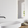 Kita Gloss White Fluted Wall Tiles - 50 x 300mm