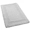 Kleine Wolke - Arizona Bath Mat - Silver Grey - Various Size Options Large Image