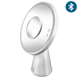 Kleine Wolke Genius 2-in-1 LED Cosmetic Mirror & Table Lamp with Bluetooth Medium Image