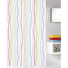 Kleine Wolke - Jolie Polyester Shower Curtain - W1800 x H2000 - 5194-148-305 Medium Image