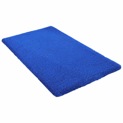 Kleine Wolke - Kansas Cotton Bath Mat - Blue - Various Size Options Large Image